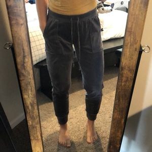 Velvet joggers